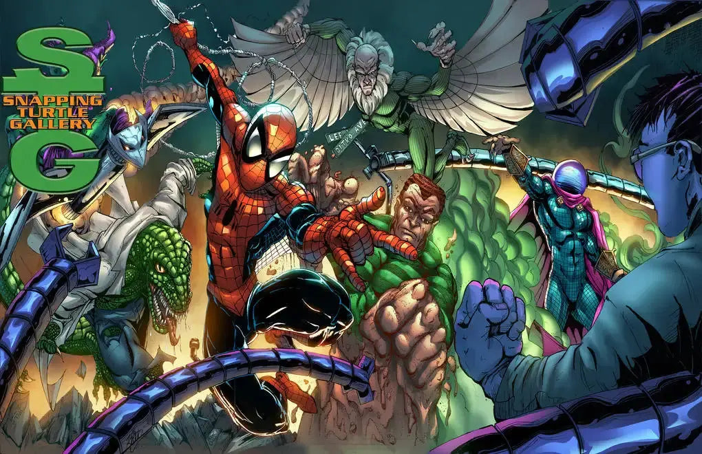 Spider-Man battles Sinister Six