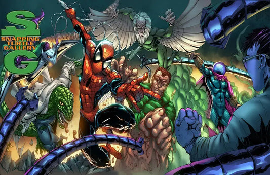 Spider-Man battles Sinister Six - Snapping Turtle Gallery