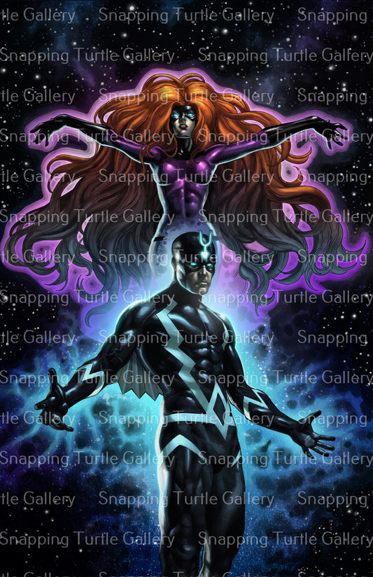 Inhumans Black Bolt and Medusa - Fantastic Four - Snapping Turtle Gallery