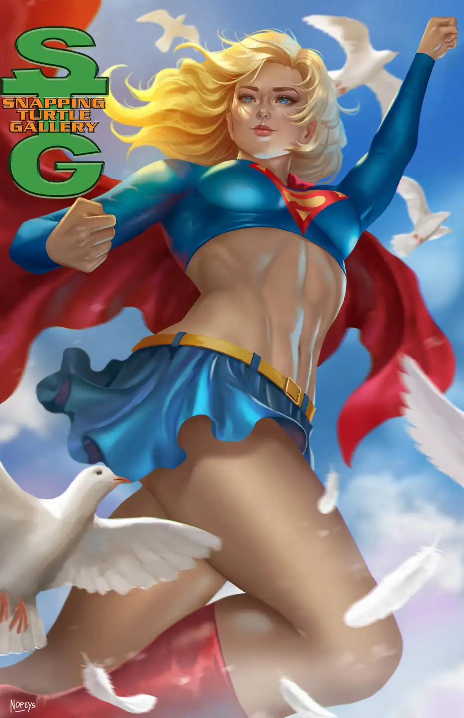 Supergirl in the sky - Superman