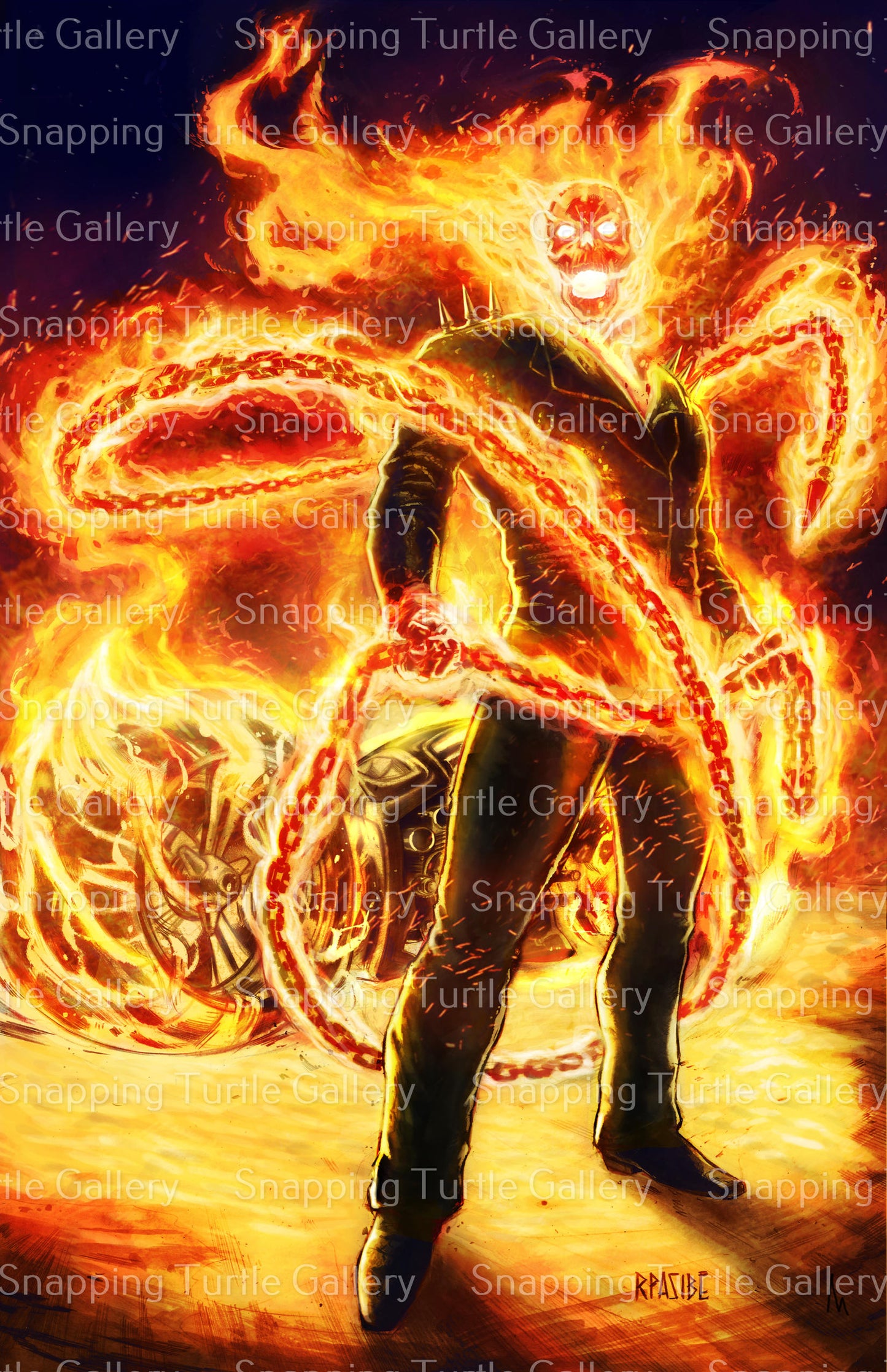 Flames of The Ghost Rider