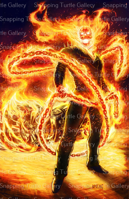 Flames of The Ghost Rider
