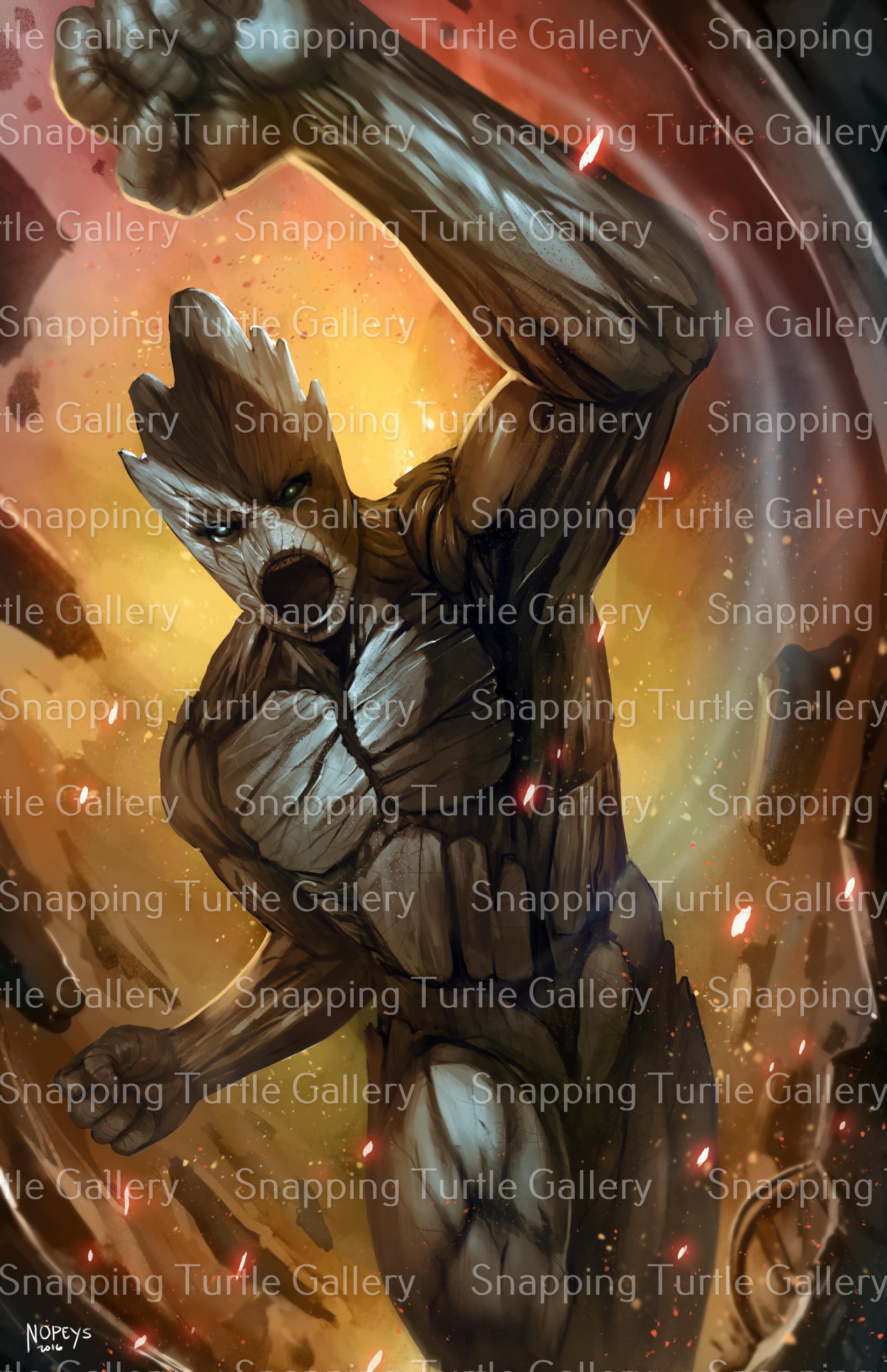 Groot - Guardians of the galaxy - Snapping Turtle Gallery