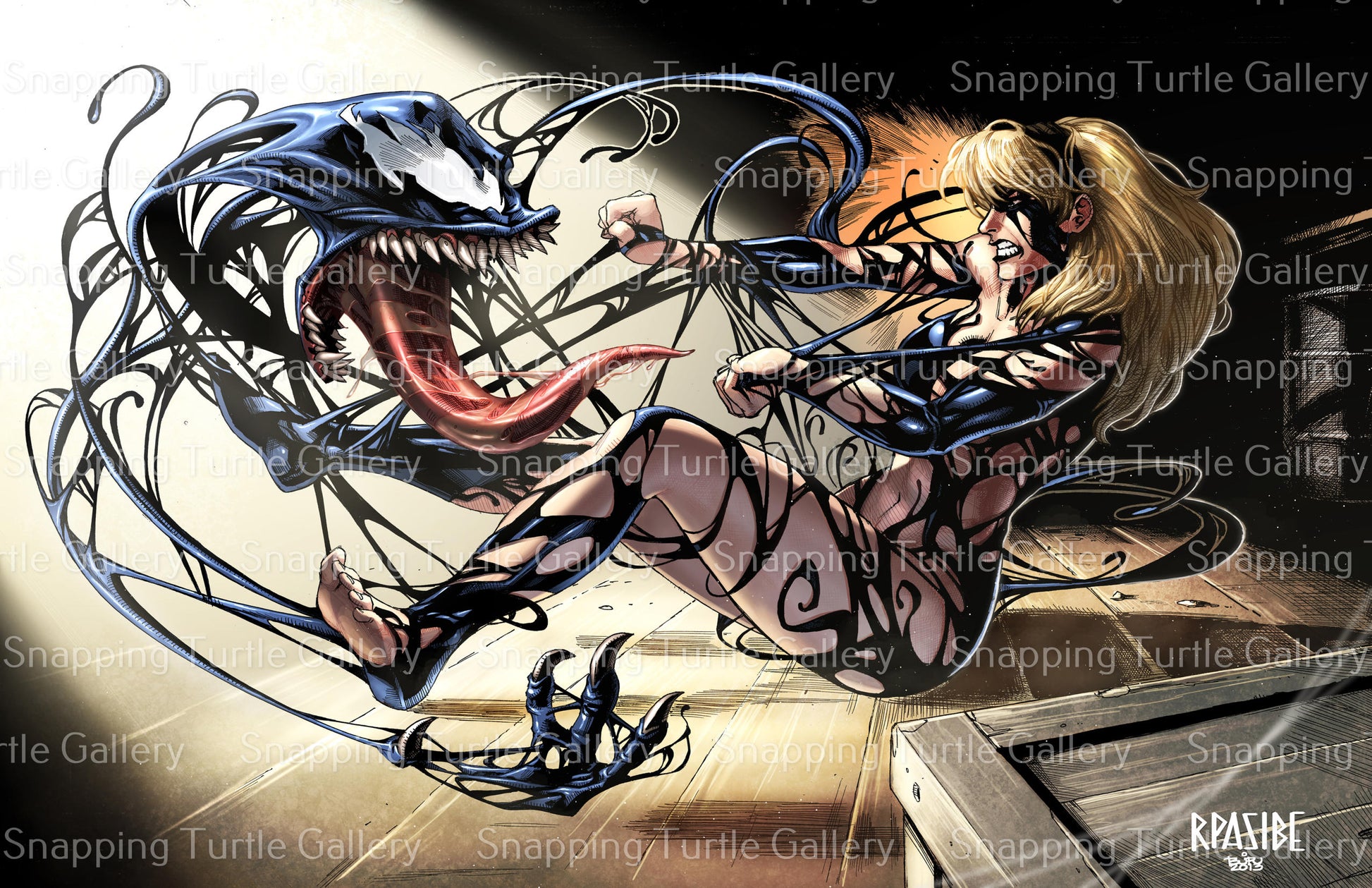 Gwen Stacy and Venom - Spider-Man - Snapping Turtle Gallery