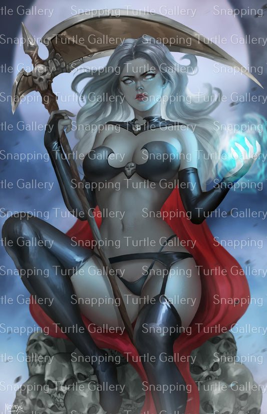 Lady Death, Death Scythe - Snapping Turtle Gallery