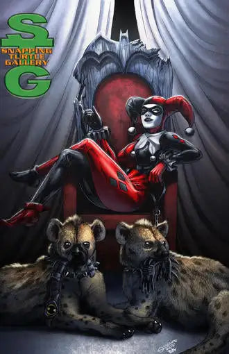 Harley and her thrown - Batman