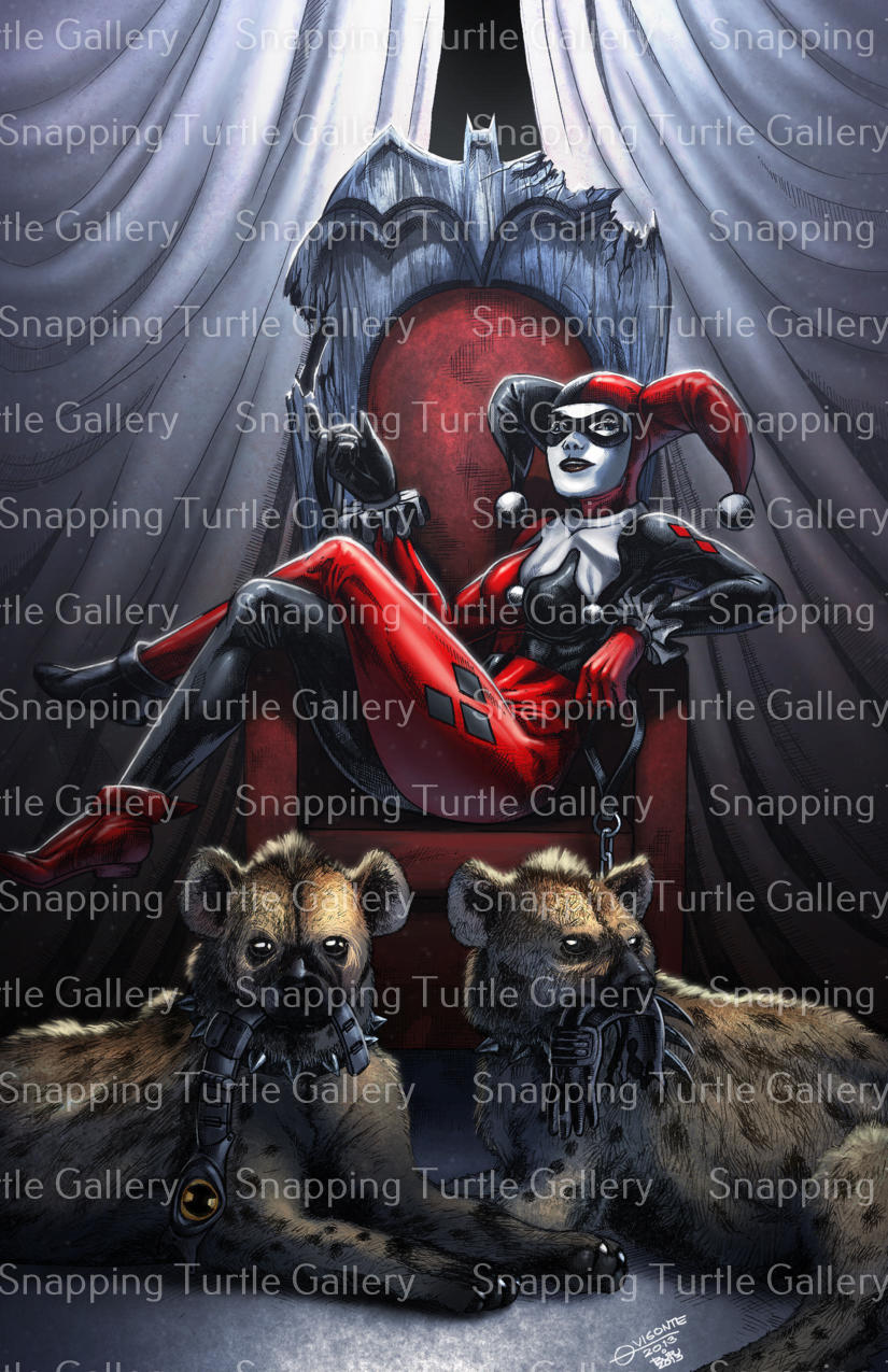 Harley and her thrown - Batman - Snapping Turtle Gallery