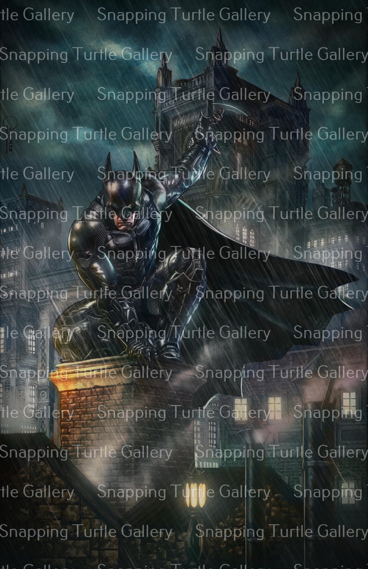 Falling Rain Batman - Snapping Turtle Gallery