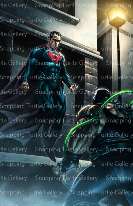 Superman vs Bane - Batman - Snapping Turtle Gallery