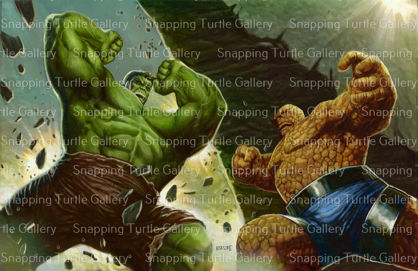 Iconic Hulk Vs the Thing - Snapping Turtle Gallery