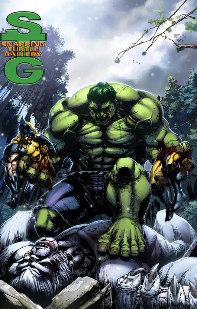Hulk Destruction of Wolverine