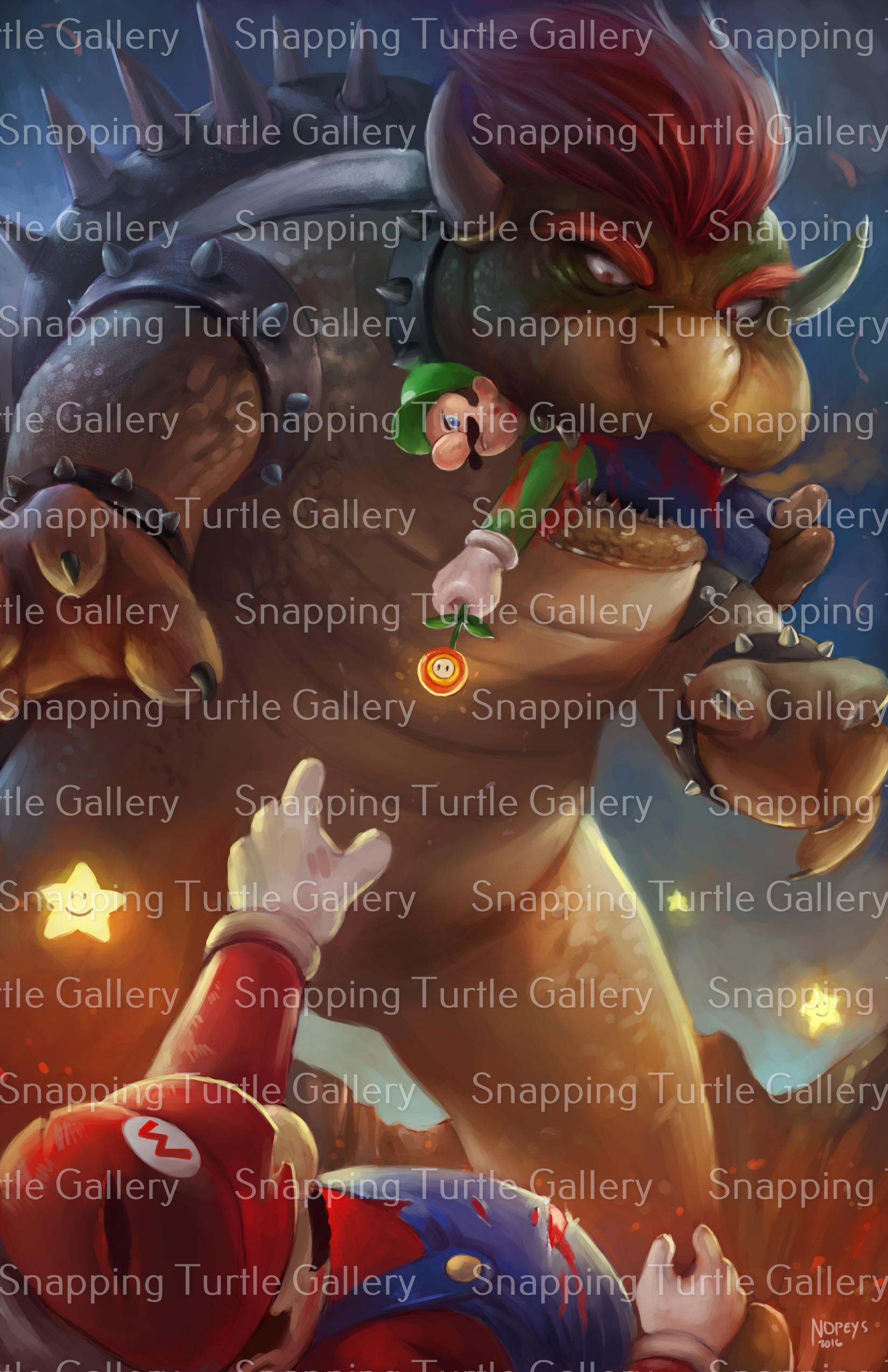 The Smash Brothers - Super Mario - Snapping Turtle Gallery