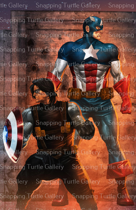 Winter Soldier and Captain America - Snapping Turtle Gallery