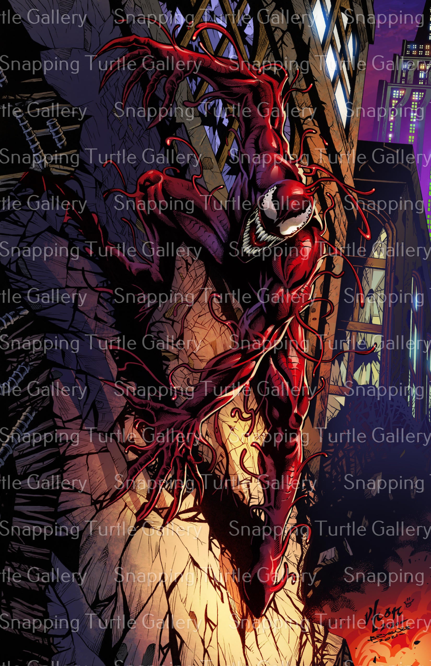 Wall Crawling Carnage - Spider-Man - Snapping Turtle Gallery