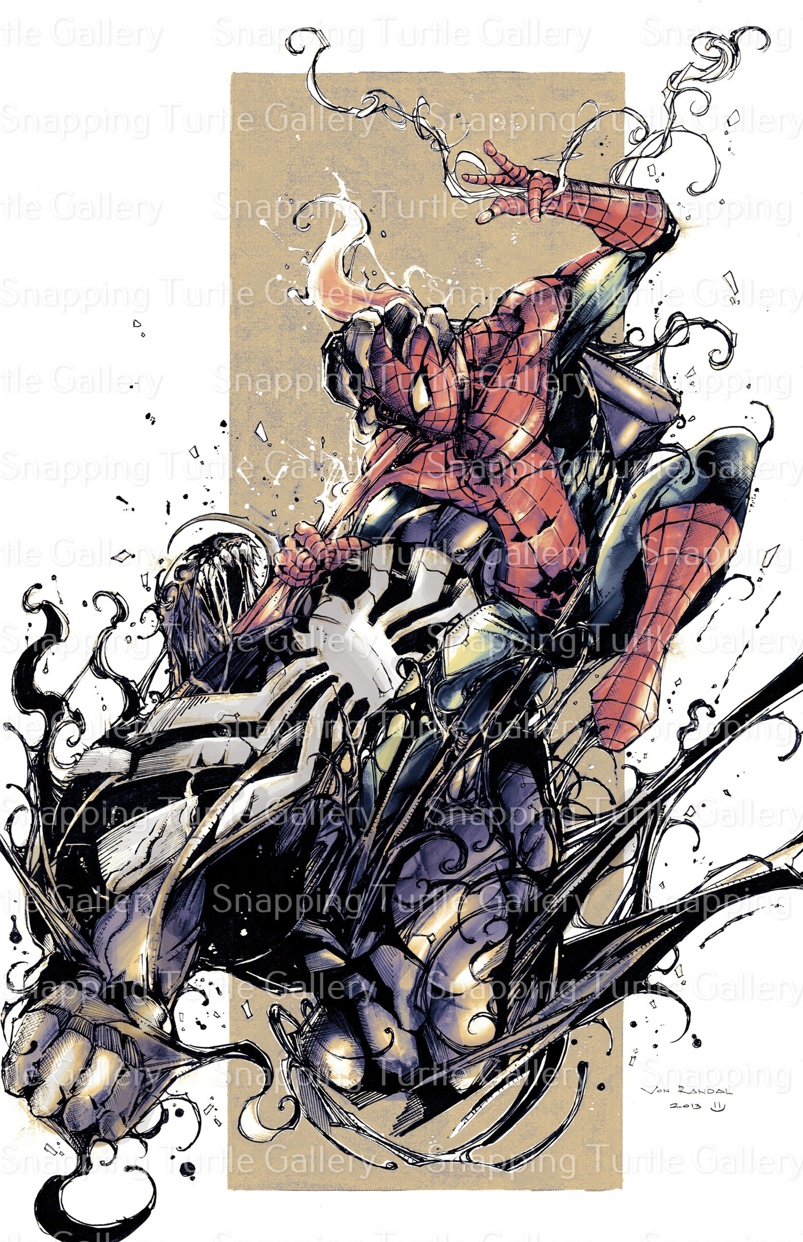 Venom Vs Amazing Spider-Man - Snapping Turtle Gallery