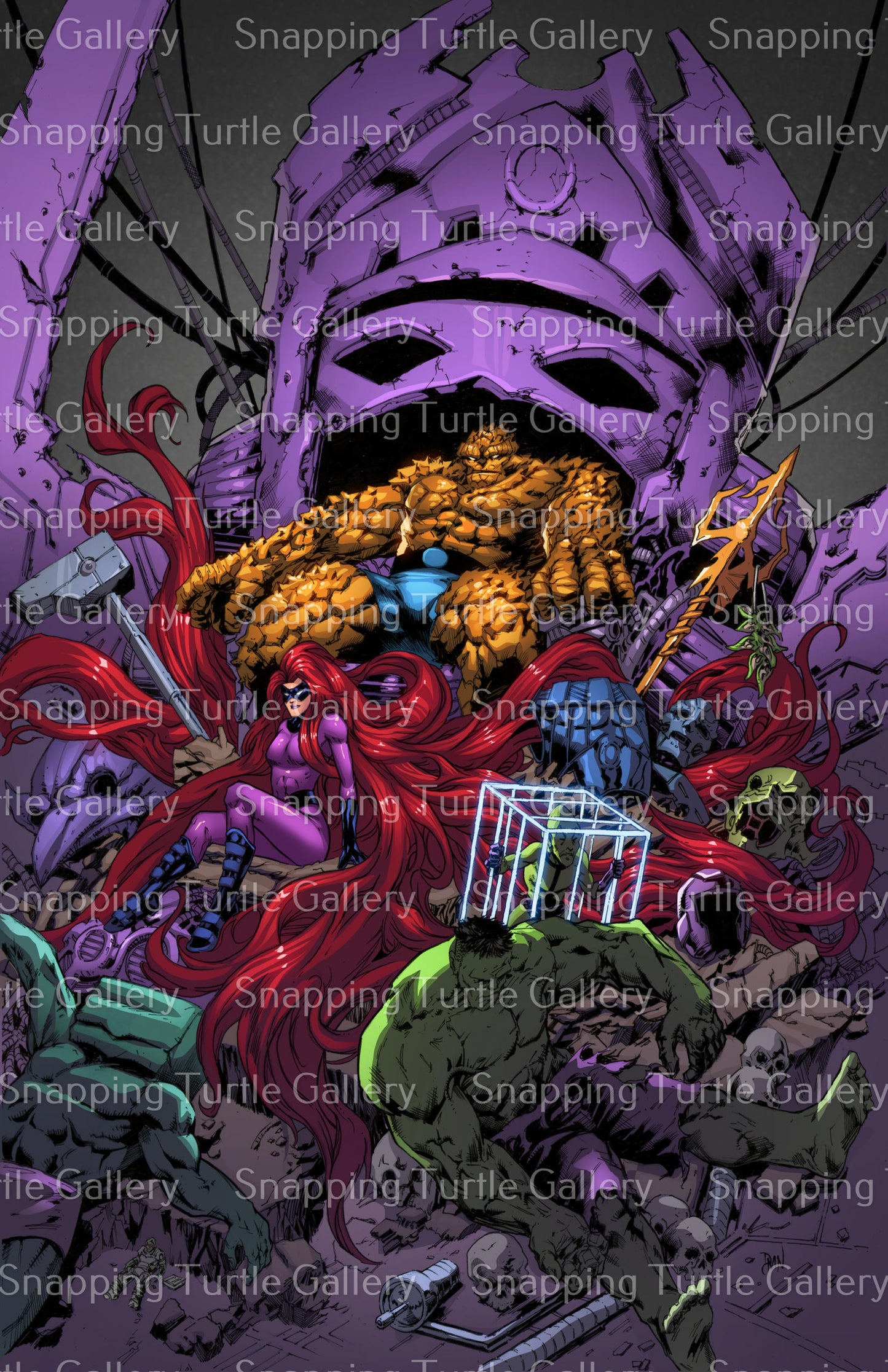 Fantastic Four Vs the Inhumans - Snapping Turtle Gallery