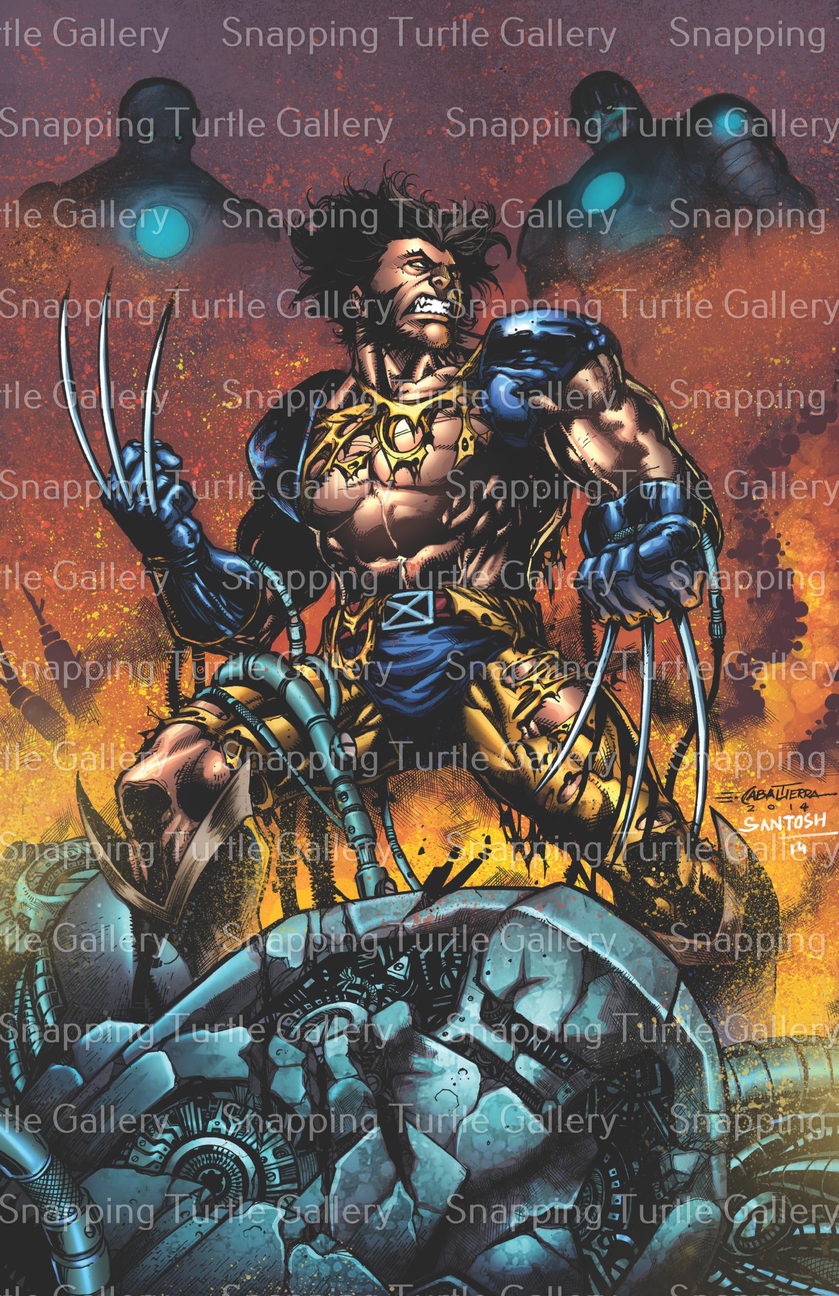 Wolverine Vs Sentinels - X-Men - Snapping Turtle Gallery