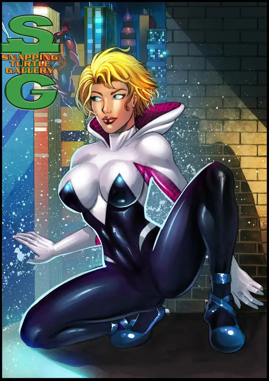 Spider-Gwen Over the edge - Spider-Man